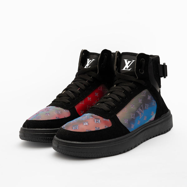 LV Holographic High Top Sneakers / Black