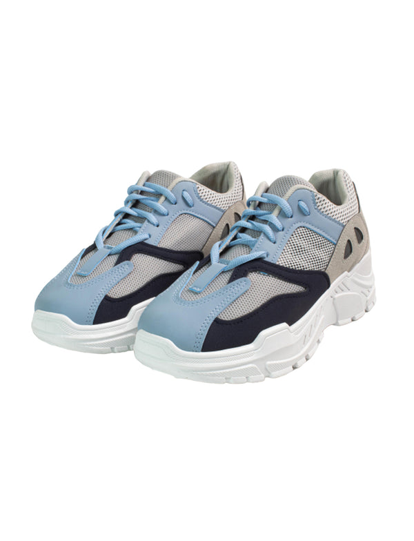 R&B Sneaker / Rock Blue*Grey