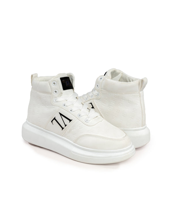 LV High Top Sneakers / White