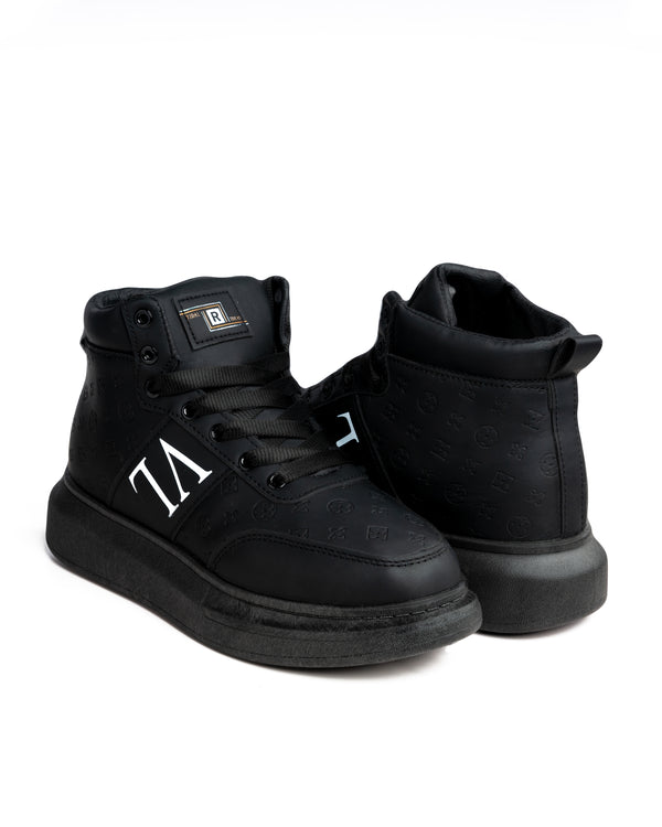 LV High Top Sneakers / Black